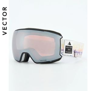OTG lunettes de Ski lunettes de neige hommes UV400 revêtements antibuée motoneige Snowboard Ski femmes lunettes de soleil en plein air Sport d'hiver 240106