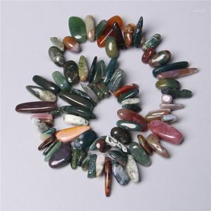 Andere 10-24mm Natural Semi-Precious Agates Stones Echt losse stok kralen sieraden charme hangers 15 