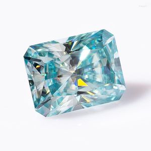 Autres 100% véritables pierres précieuses en vrac Moissanite Diamond 0.2-1.0ct Diverses couleurs VVS1 Radiant Cut Gems For Jewelry Ring Stone Rita22