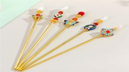 Autre 1pc Butch Vintage Pearl Hairpin Hair Hair Sticks for Women Style Chine