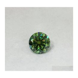 Autres 26Ct Couleur Vert Olive Vvs1 Rond Moissanite Pierres En Vrac 8 Coeur Flèche Lab Diamant Pierres Précieuses Pass Giftother Otherother Drop D Dh4Jt