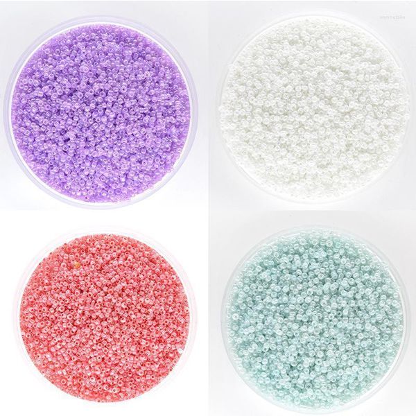 Autres 2mm 500pcs K010 10 Couleurs Verre Tchèque Acrylique Perles De Rocaille Convient Pour La Main DIY Collier Bracelet Fabrication De Bijoux En Gros Wynn22