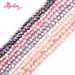 Autres perles d'eau douce de 3 à 4.5mm, forme irrégulière, perles en pierre naturelle en vrac pour la fabrication de bijoux, colliers, bracelets, boucles d'oreilles, 14.5 pouces