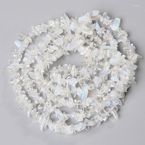 Andere 3-5 mm opaal witte chips steen geboorde bulk tuimeld Natural Quartz Crystal Freeform kralen vrouwen sieraden maken doe-het-zelf groothandel rita22
