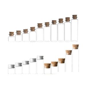 Andere 455 ml Mini Diy Leuke kleine kurkstopglas glazen flesje pottencontainers fles drift hanger lege c3 drop levering sieraden bevindingen dhvk9