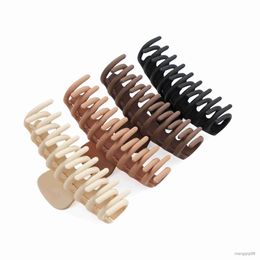 Altri 4PCS Clip per capelli Cl 4 pollici Antiscivolo Grandi forcine per granchio per donne Accessori sottili Barrette Regali per ragazze R230608