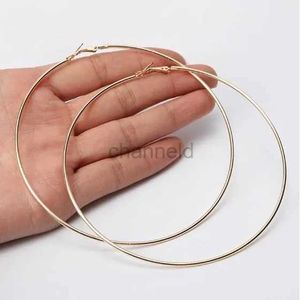 Andere 8/10 mm grote cirkelluppel oorbellen zilveren kleur voor vrouwen rond grote cirkel oorbellen hoepels oorringen feestclub sieraden geschenken 240419