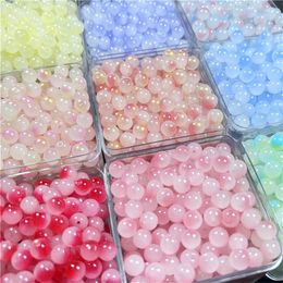 Autres perles de verre de 8mm, belles perles multicolores faites à la main, accessoires de bijoux, vente en gros, 231219