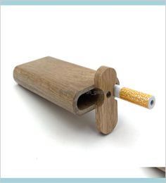 Andere accessoires Huishoudelijke Zonkriezen Home Garden Kit Handgemaakt hout met Digger Wooden Dugout Aluminium One Hitter Bat Sigaret FI4212810