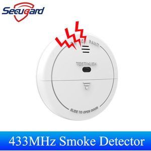 Otros accesorios de alarma 433MHz Detector de humo Sensor de fuego inalámbrico Detección de humo para almacén de cocina Sistema de seguridad para el hogar inteligente 230830