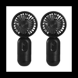 Autres appareils électroménagers 2 packs de mini-ventilateurs portables petits ventilateurs de poche USB Fans de cils à batterie USB avec une vitesse de 3 J240423