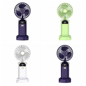 Autres appareils électroménagers 2000mah ventilateur électrique Hot Air Hot Air à 3 vitesses USB Bureau de ventilateur extérieur portable Summer J240423