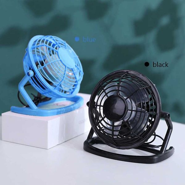 Autres appareils électroménagers de 4 pouces Small de bureau ventilateur en plastique mini facture de chargement USB silencieux Fan de refroidissement de bureau d'étudiant portable Aditable Fan de refroidissement J240423