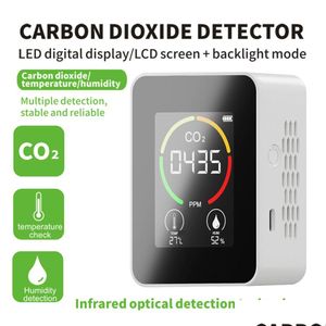 Autres appareils Détecteur d'air CO2 Testeur de dioxyde de carbone Analyseur de qualité Production agricole Accueil Moniteur de serre Capteur Compteur Dhogg