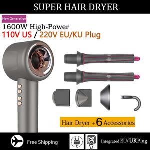 Other Appliances Hair Dryers Professional Super HairPersonal Hair Care Styling Negative ion Salon Tool Constant Anion Electric Leafless Hair Dryers H240306