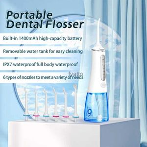 Autres appareils Intelligent Electric Oral Irrigator Sampleur dentaire Whitening Dental Pad Momening Portable Ultrasonic Tooth Cleaner H240322