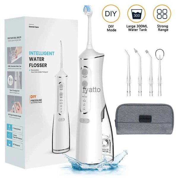 Otros electrodomésticos Máquina de limpieza bucal para fregadero, boquilla dental automática para hombre, tanque de agua de 300ML, equipo de limpieza dental a prueba de agua H240322