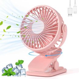 Andere apparaten Mini USB Clip Type Small Portable ventilator Clip Type Batterij Powered Handheld Fan Desktop Office Student Dormitory Small Electric Fan J240423