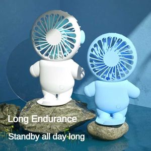 Autres appareils électroménagers USB haute puissance Portable Mini Étudiant ventilateur Handheld Handhed Animal Small Fan Fan Internet Internet Féniture d'électricité de poche de bureau célèbre J240423