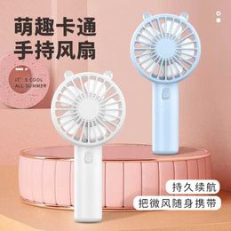 Andere apparaten Nieuwe Portable Fan Mini Handheld Electric Fan USB LADING Handheld Mini Pocket Fan voor Home Outdoor Travel Camping Air Cooler J0423