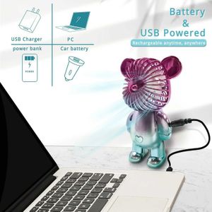 Autres appareils électroménagers USB MINI CARTOOR CARTOOR FAN ALIMENTATION ALIMENTATION PORTABLE FAN PORTABLE PRAQUE POUR BUREAU HOME OUTDOOR SMETTE FAN CADEATS J240423