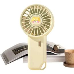 Autres appareils Ventilateur portable Mini Féline électrique Handheld Ventilateur USB CHARGEMENT MINI MINI PORTABLE FAN COLER AIR Mini Station de chargement USB J240423