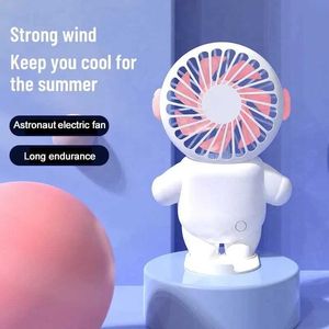 Autres appareils portables Mini fan usb Chargement de pochette calme Fan de poche petite créative rose astronaute bleu mini fan dortoir cadeau d'été J240423