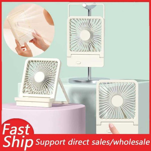 Autres appareils Ventilateur rechargeable portable Mur de bureau d'été Mini ventilateur pliable ventilateur rechargeable ventilateur électrique USB Small ventilateur J240423