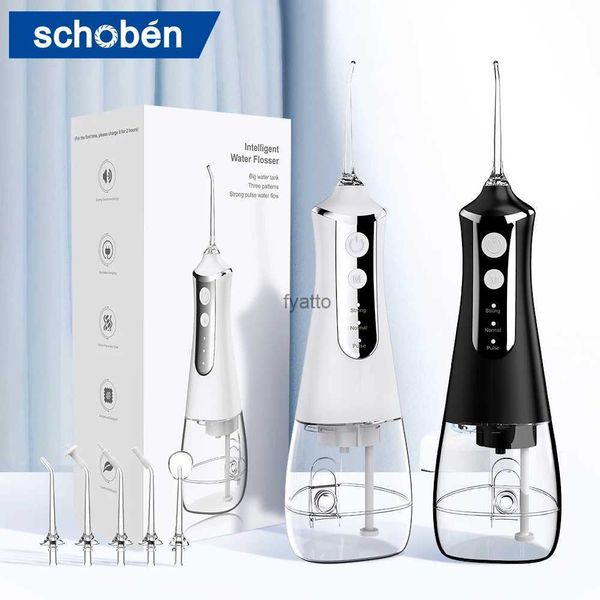 Autres appareils Shoben Rinçage dentaire pour le nettoyage des dents Fil de nettoyage de la bouche Machine de nettoyage à base d'eau Fil dentaire Cornichon Buses H240322