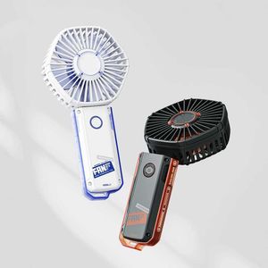 Andere apparaten USB -oplaad Mini Portable Manual Fan Air Cooling Vent gebruikt voor buiten reizen Wireless Folding Electric Handheld Fan met 3 niveaus J240423