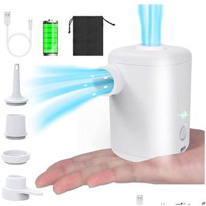 Autres accessoires de poisson d'aquarium Pumpe d'air portable mini inflateur électrique USB Charges de came extérieurs