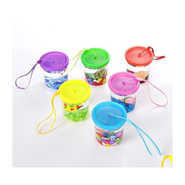 Otros peces de acuario Bettas Cup Jellyfish Cups Betta Peces Tanques Tanques de peces Mini Pequeño Plástico transparente con tapa 229 G2 Drop Del DHPSF