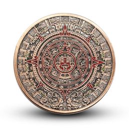 Autres arts et artisanat Mexique Mayan Aztèque Calendrier Art Prophecy Culture Coins Collectibles2227738