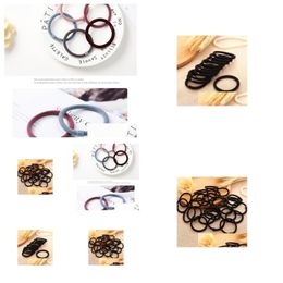 Andere kunst- en ambachten betaallink voor lieve kopers Hair Ties No Logo Normaal touw Zwarte kleur Anita Liao Drop Delivery Home Garden Gift Otyki