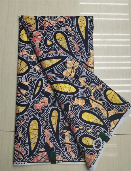 Autres Arts et Artisanat Prix de gros 2023 Vendre Tissu Africain Wax Ankara Prints Ghana d Veritable 6 Yards 1052 230412