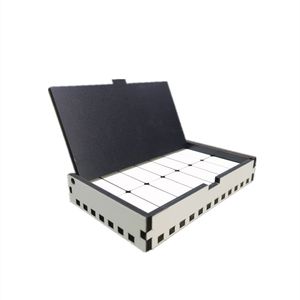 Other Arts and Crafts Houten Sublimation Domino Game Set Heat Printing Double Sides Dominos Block 28 stks met Sublimated Box Festival Gift A02