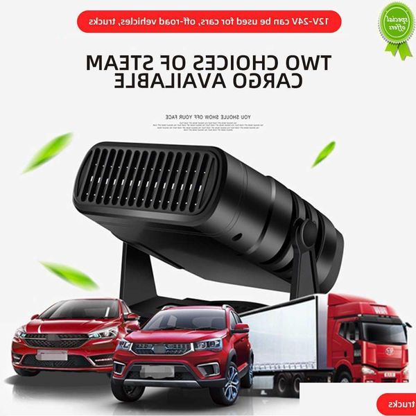 Autre électronique automobile voiture nouveau ventilateur de chauffage 12V 120W 24V 200W pare-brise anti-buée chauffage électrique désembuage désembuage dégivreur 2 Otvgl