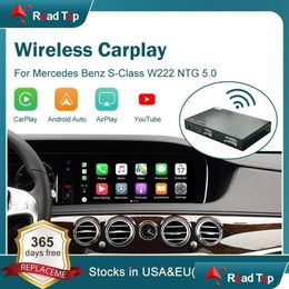 Otros dispositivos electrónicos para automóviles Carplay inalámbrico para Benz Clase S W 2014- con Android Mirror Link Airplay Car Play Functions3253 Drop Delivery Dhden