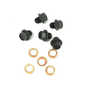 Andere auto-onderdelen 5 Sets Olieaftapplug Bout Schroef Crush Ringen Pakkingen 11026-01M02 Voor Teana Tiida Qashqai Drop Delivery Automobiles Dhs8E