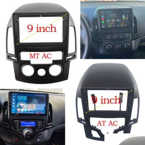 Andere auto-onderdelen Auto fascia voor Hyundai I30 2008 2009 2010 2011 At/Mt Ac Dubbel Din Dvd Frame 7/9 Inch O Fitting Adapter Panel Dashboa Otekb
