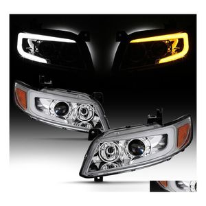 Autres pièces automobiles pour 0308 Infiniti FX35 FX45 S50 LED Drl Switchback Signal Projecteur Phare Drop Livraison Mobiles Motos Ot4Kb