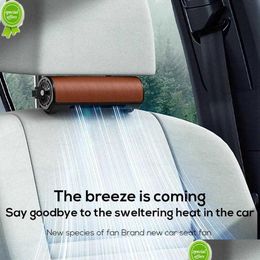 Autres pièces automobiles Nouvelle voiture intérieure arrière appui-tête ventilateur USB plug-in siège vent puissance jusqu'à faible bruit créatif été livraison directe Automobi Dhzhf