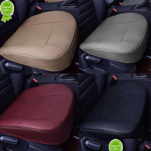 Autres pièces d'auto Nouveau siège de voiture ER respirant PU tapis de coussin en cuir pour coussin de chaise avant quatre saisons anti-dérapant livraison directe automobiles DHCR1