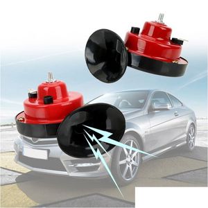 Andere auto-onderdelen Voertuig Dual Tone Slak Hoorn Motor Turn Hoorns Voor Auto Vrachtwagen Bus Elektrische Apparatuur Moto Trein Drop Delivery Au Dhysq