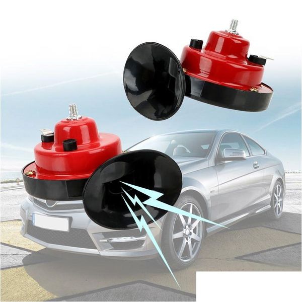 Autres pièces automobiles Véhicule Dual Tone Snail Horn Moto Turn Horns pour voiture camion bus équipement électrique moto train livraison directe au Dhysq