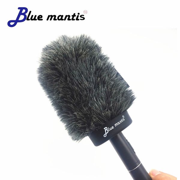 Autres accessoires audiovisuels Chat mort Pare-brise à enfiler Microphones intégrés Couverture en fourrure Pour microphone d'interview Prise de vue en extérieur Mic Couverture de pare-brise en fourrure 221025