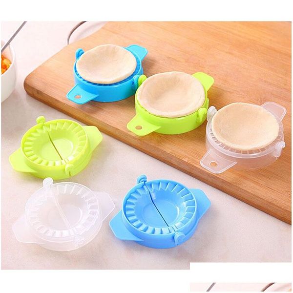 Otro bebé alimentación herramientas de cocina Dumpling Maker herramienta dispositivo fácil bricolaje mano pellizco molde albóndigas carpeta postre blanco gota entrega niños dhcnw