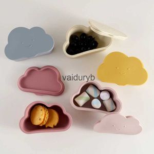 Andere babyvoeding Nieuwe baby Cartoon vorm Snackbeker Waggel Draagbare voedselopbergdoos Draagbare snackscontainer BPA-vrij Zachte deksel Baby Stuffvaiduryb