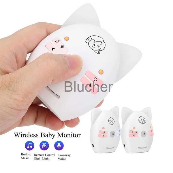 Otro Babyphone Baby Monitor Night Light Wireless Cry Babies Nanny Infant Audio Monitor Bebe Two Way Talk Dispositivo de seguridad para el hogar x0731