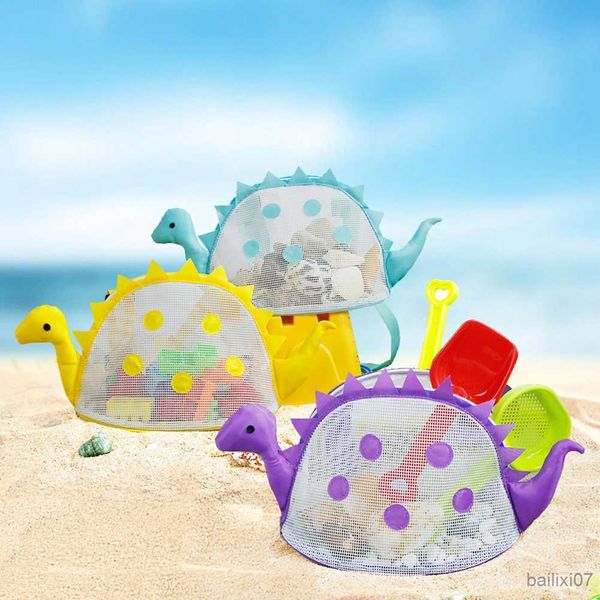 Otras bolsas Bolsa de playa de malla para niños Bolsa de concha de mar para niños para vacaciones Sea Sea Shell Swimming Toys Bolse